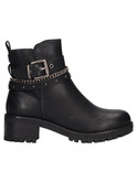stivaletto con tacco largo refresh vegan da donna nero