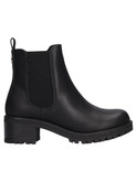 stivaletto con tacco basso refresh vegan da donna nero