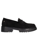 mocassino con tacco basso refresh vegan da donna nero