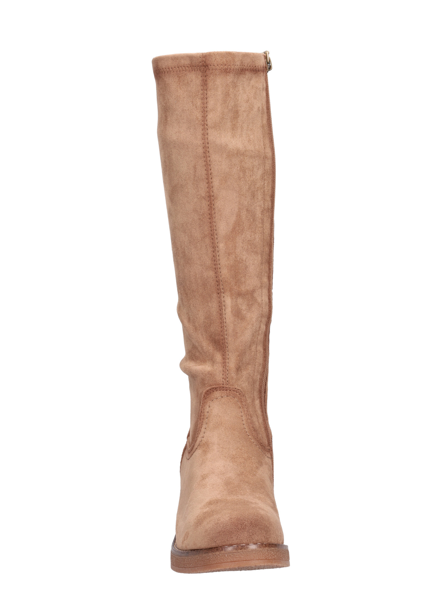 stivale-con-tacco-largo-refresh-vegan-da-donna-beige