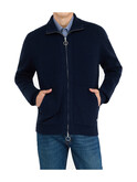 cardigan con zip liu jo da uomo blu