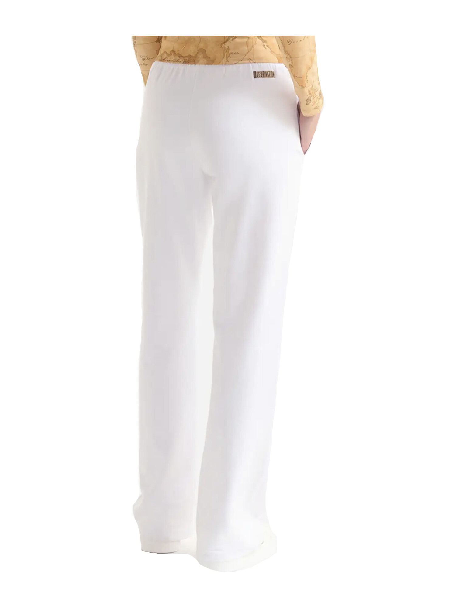 pantalone-jogger-alviero-martini-1a-classe-da-donna-bianco