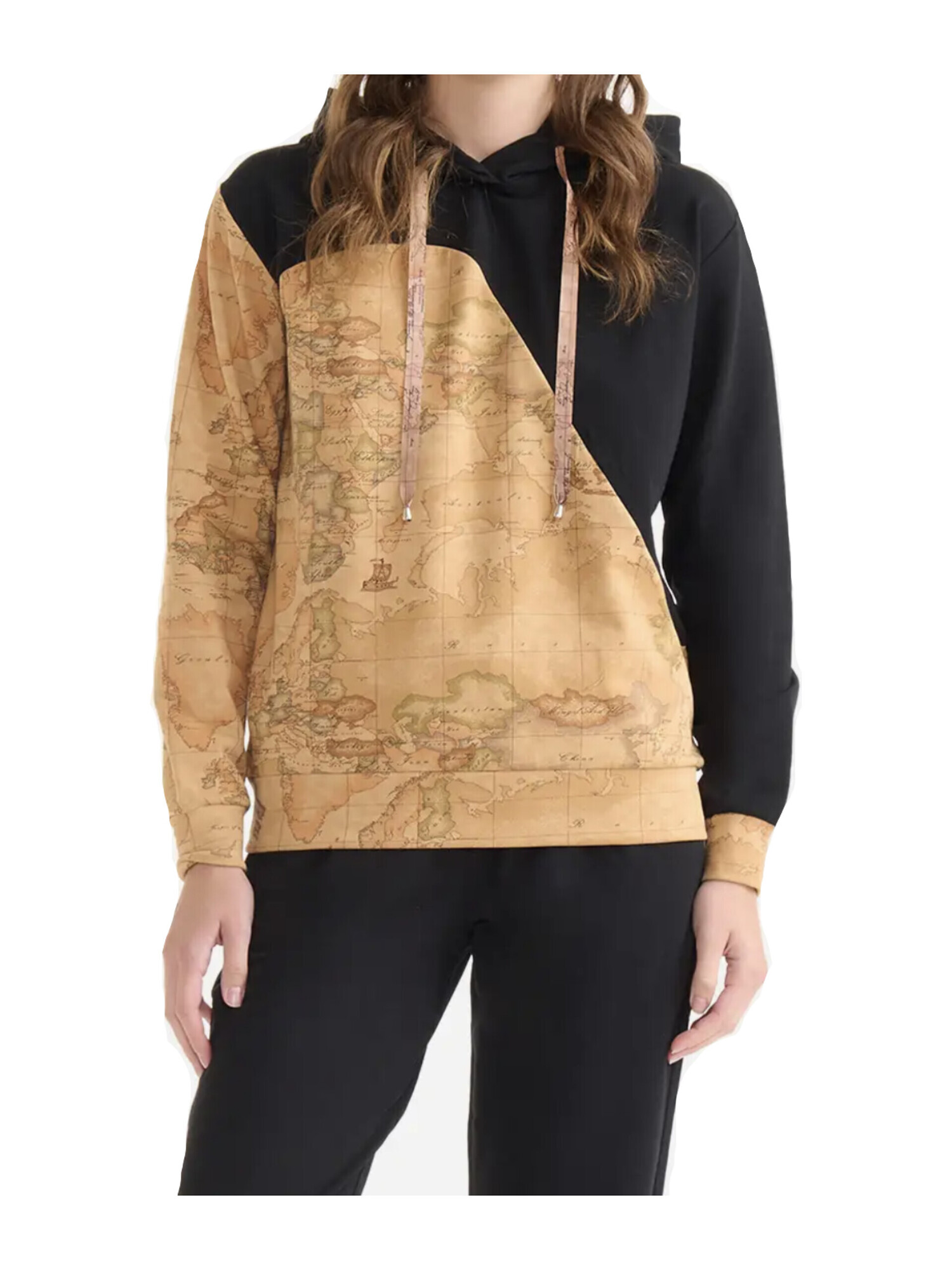 felpa-con-cappuccio-alviero-martini-1a-classe-da-donna-nera