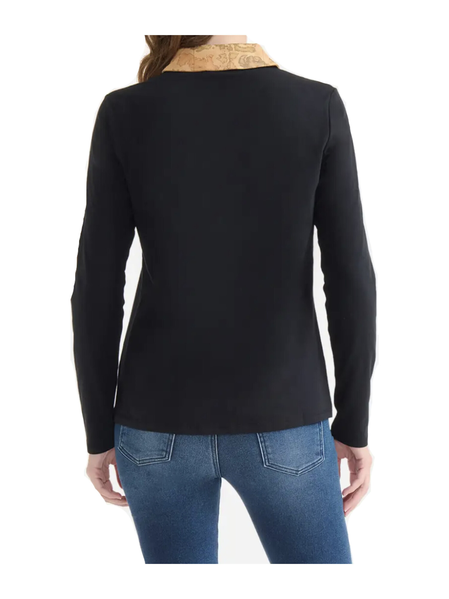 polo-a-maniche-lunghe-alviero-martini-1a-classe-da-donna-nera