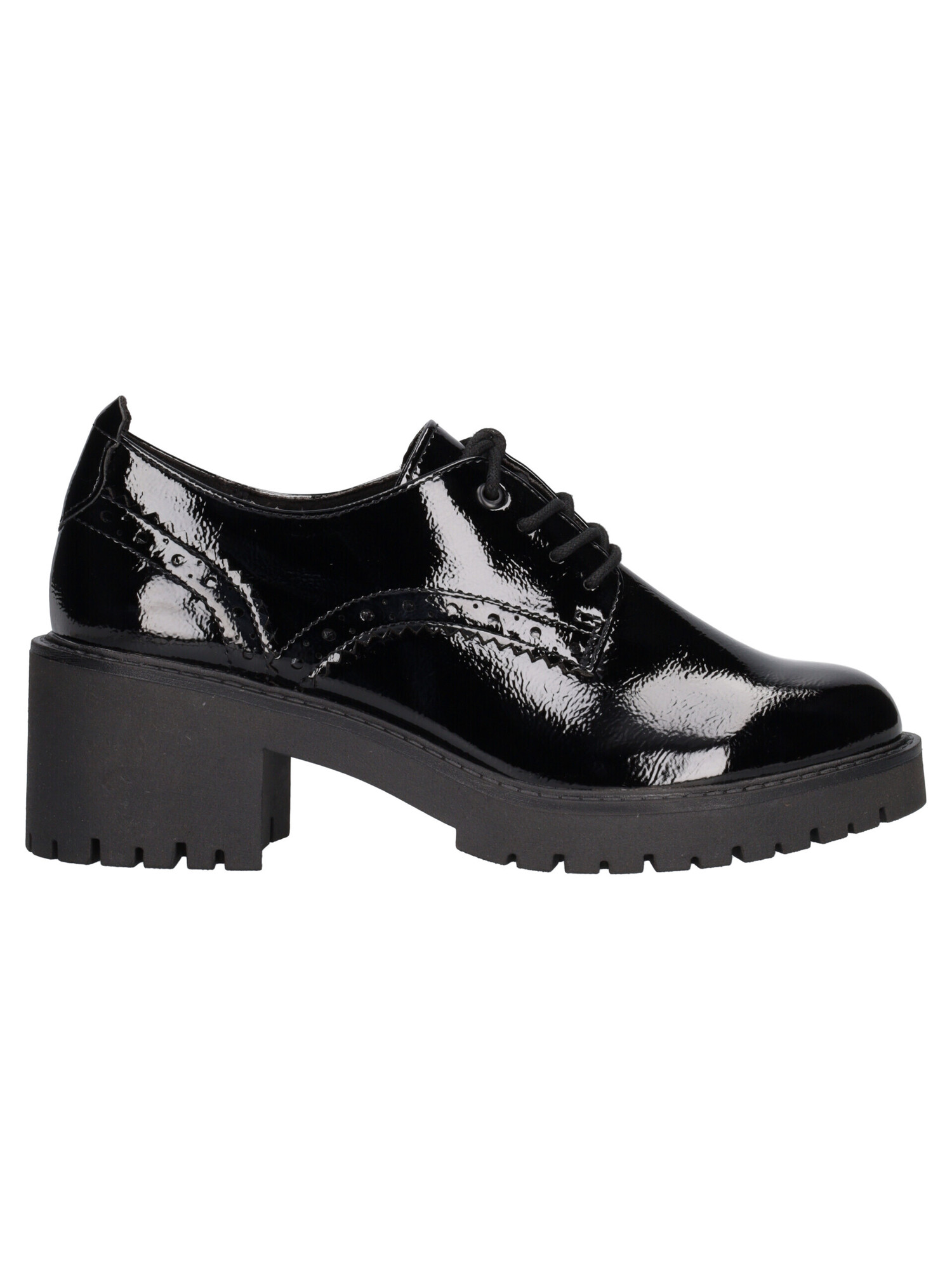 scarpa-stringata-con-tacco-largo-vegan-marco-tozzi-da-donna-nera