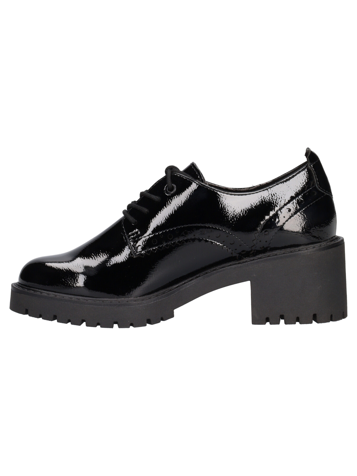 scarpa-stringata-con-tacco-largo-vegan-marco-tozzi-da-donna-nera