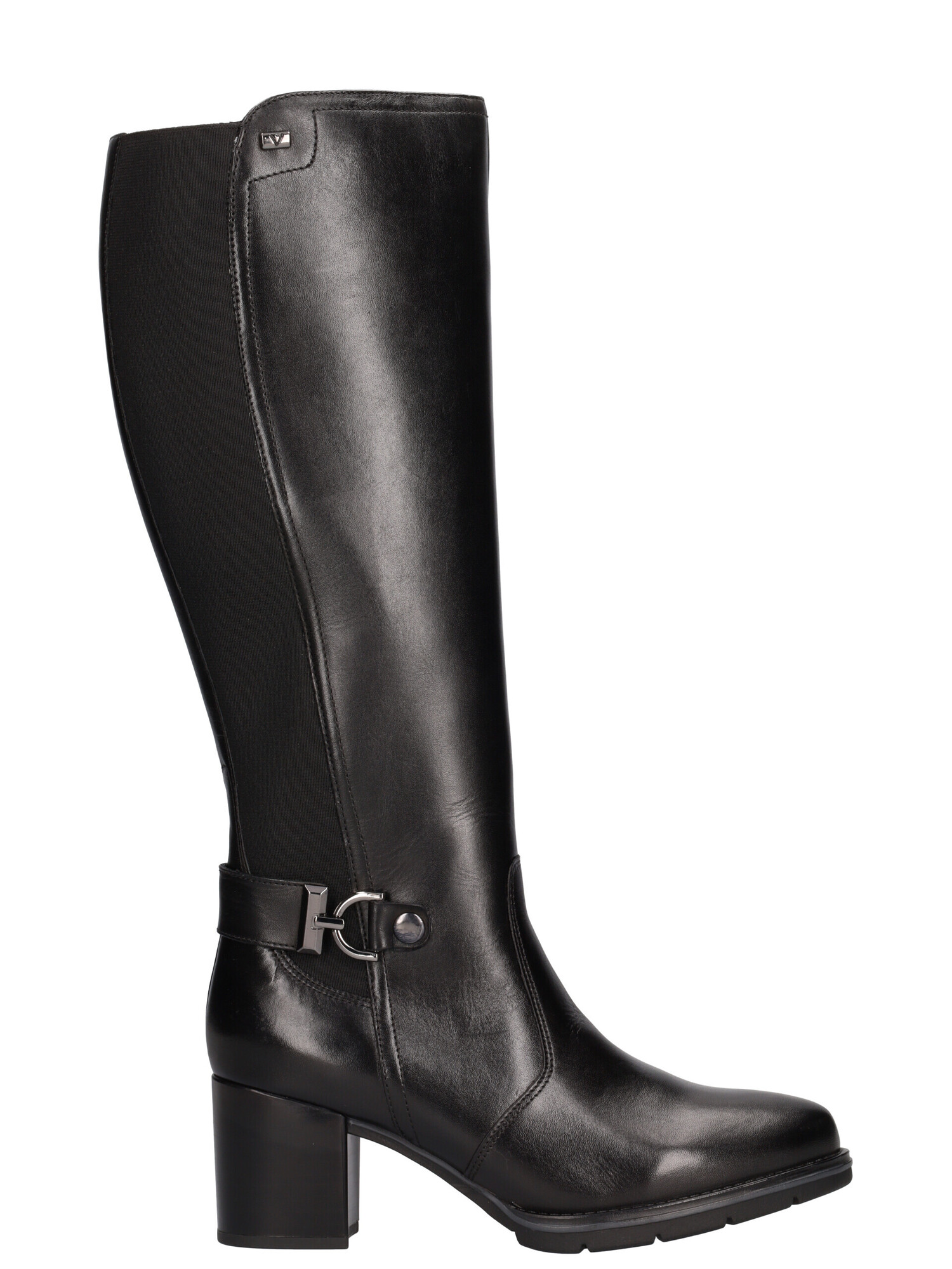 stivale-con-tacco-largo-valleverde-da-donna-nero