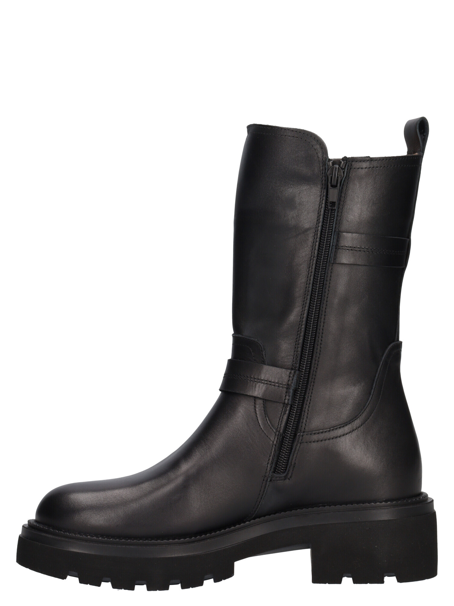 stivale-con-tacco-basso-albano-da-donna-nero