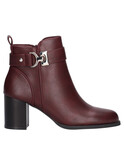 stivaletto con tacco largo marina torres da donna bordeaux