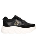 sneaker platform liu jo steffy 01 da donna nera