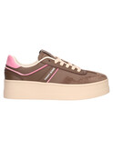 sneaker platform tommy hilfiger da donna marrone