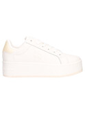 sneaker platform tommy hilfiger da donna bianca