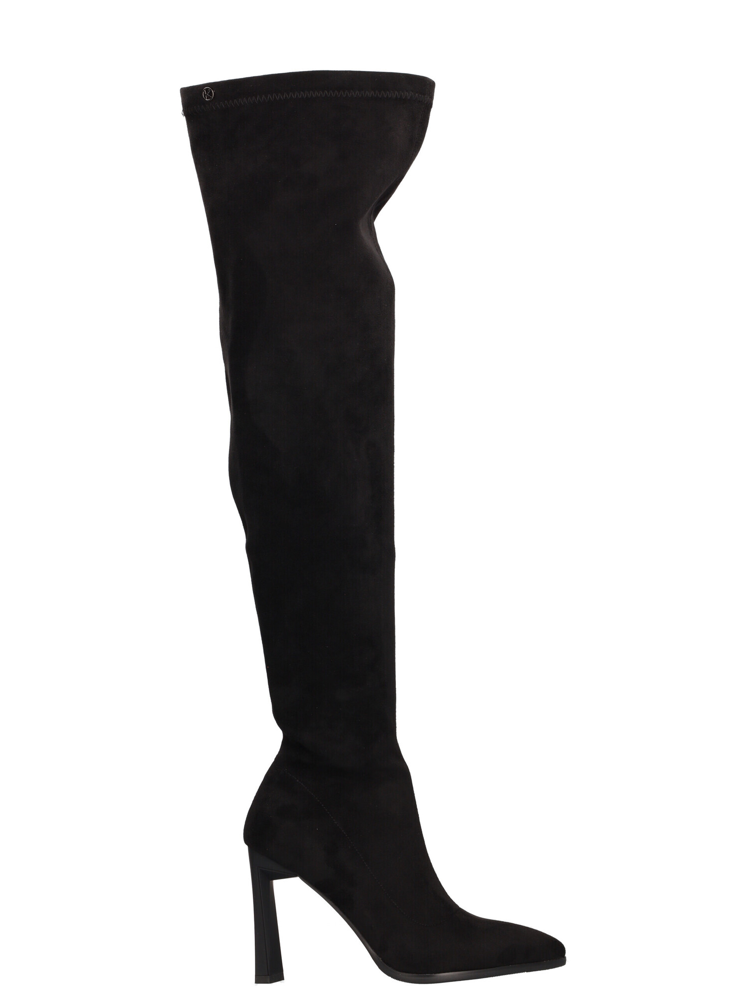 stivale-lungo-con-tacco-largo-keys-da-donna-nero