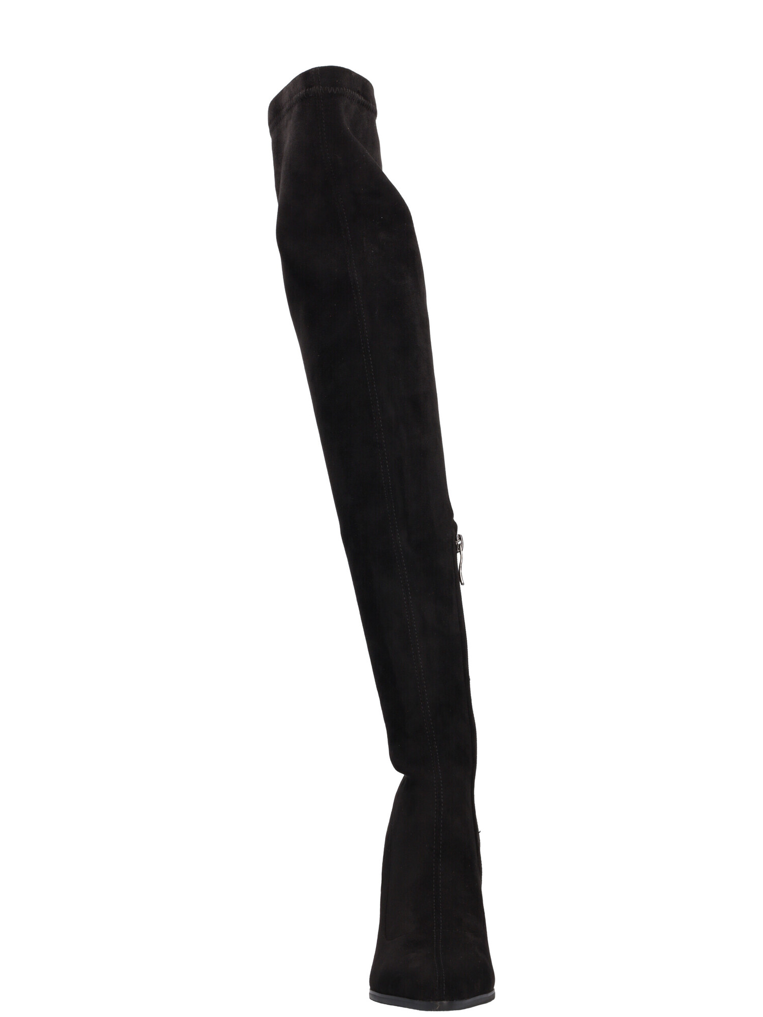 stivale-lungo-con-tacco-largo-keys-da-donna-nero