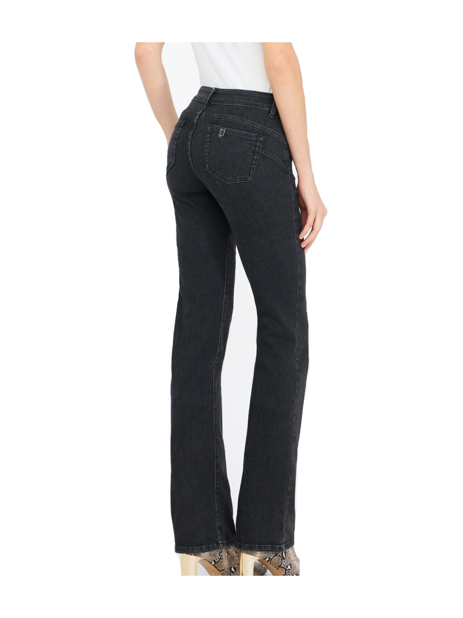 jeans-bootcut-bottom-up-liu-jo-da-donna-in-denim-nero