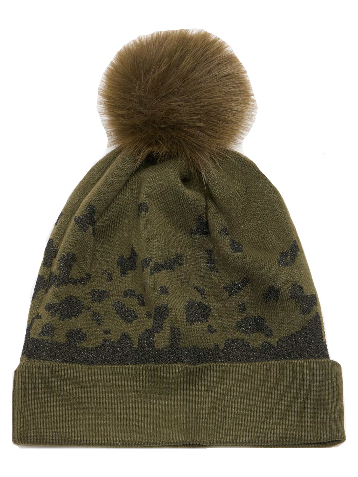 cappello-con-pompon-liu-jo-da-donna-verde
