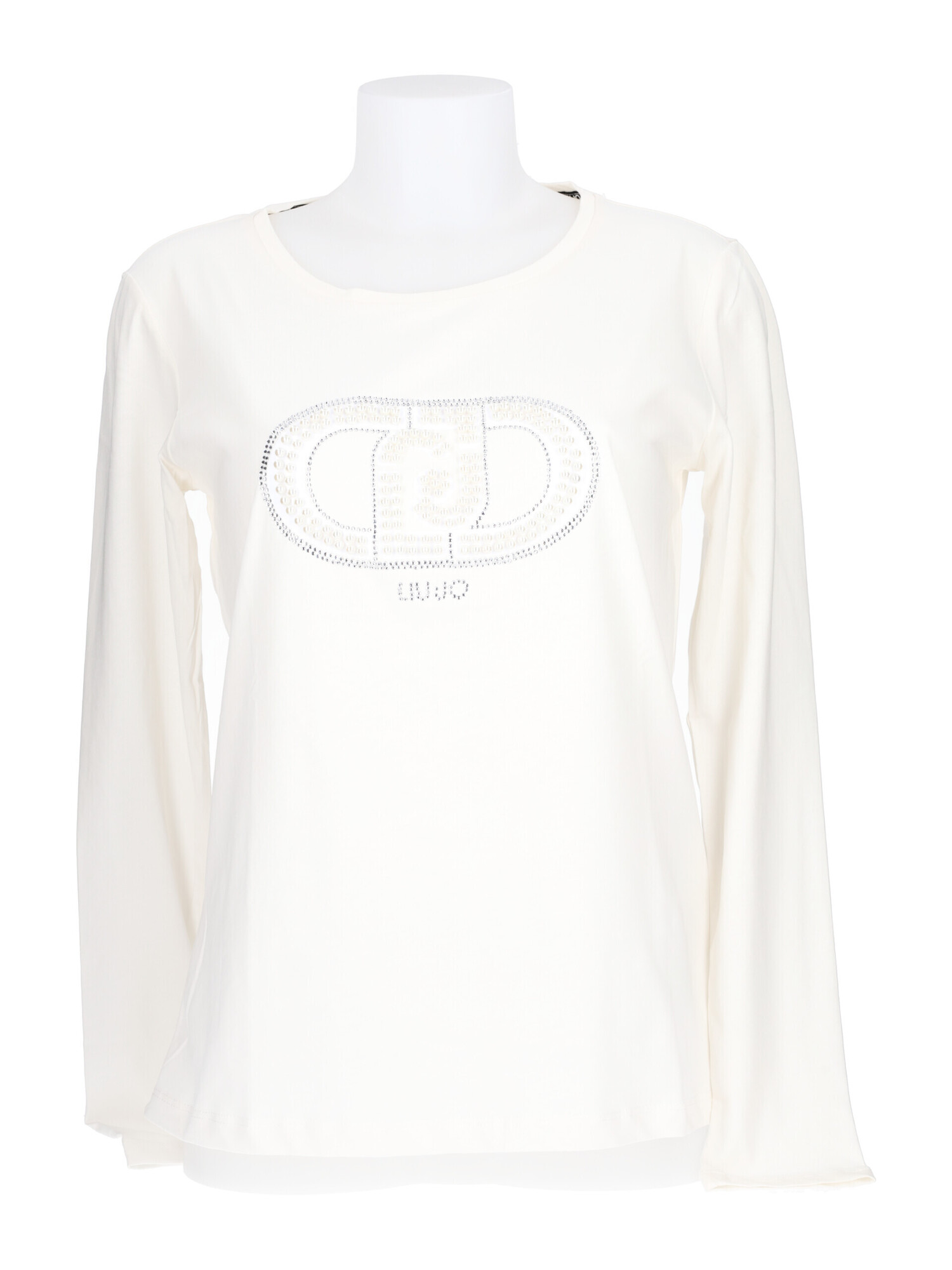 t-shirt-a-maniche-lunghe-liu-jo-da-donna-bianco-latte