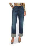 jeans straight cropped liu jo da donna blu