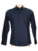 camicia slim fit liu jo da uomo blu