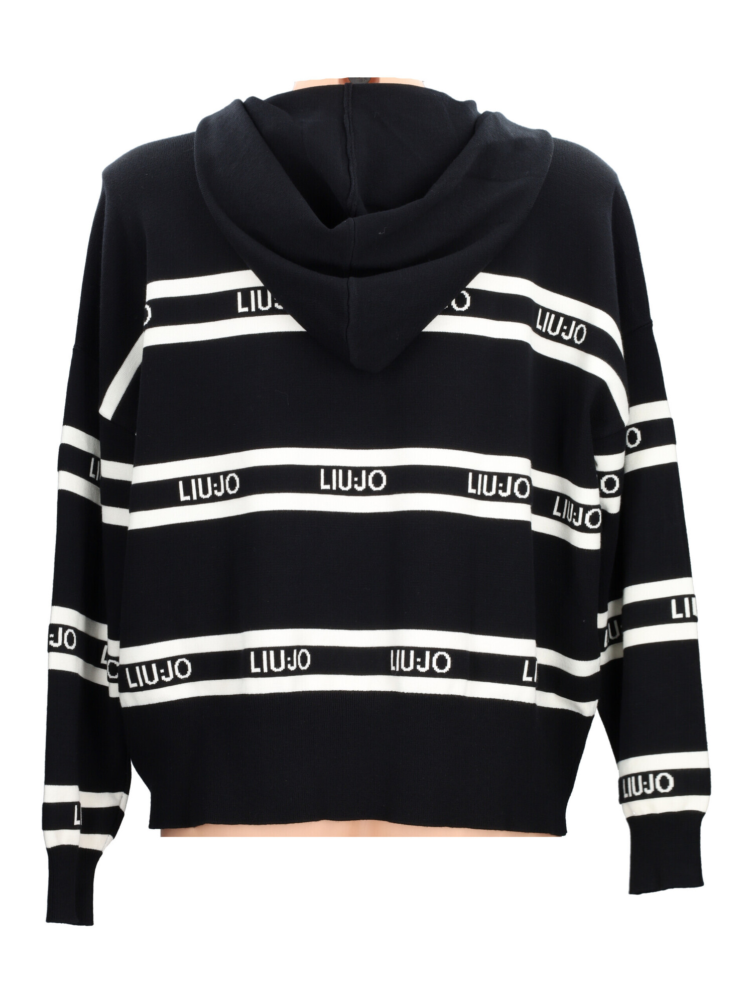 felpa-con-cappuccio-liu-jo-da-donna-nera-e-bianca