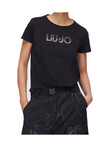 t-shirt-a-maniche-corte-liu-jo-da-donna-nera-443d1a