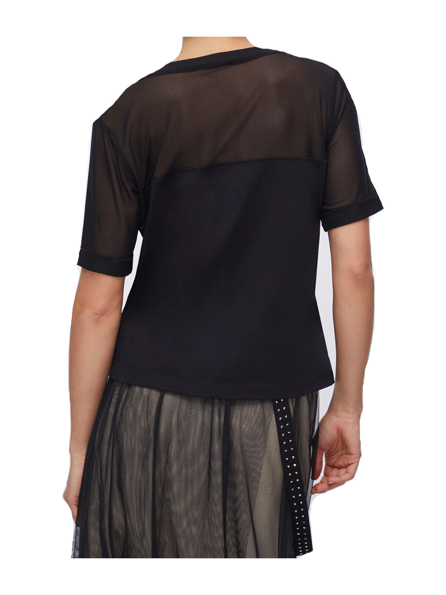 t-shirt-a-maniche-corte-liu-jo-da-donna-nera-bf24b7