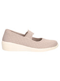 ballerina con zeppa bassa skechers da donna taupe