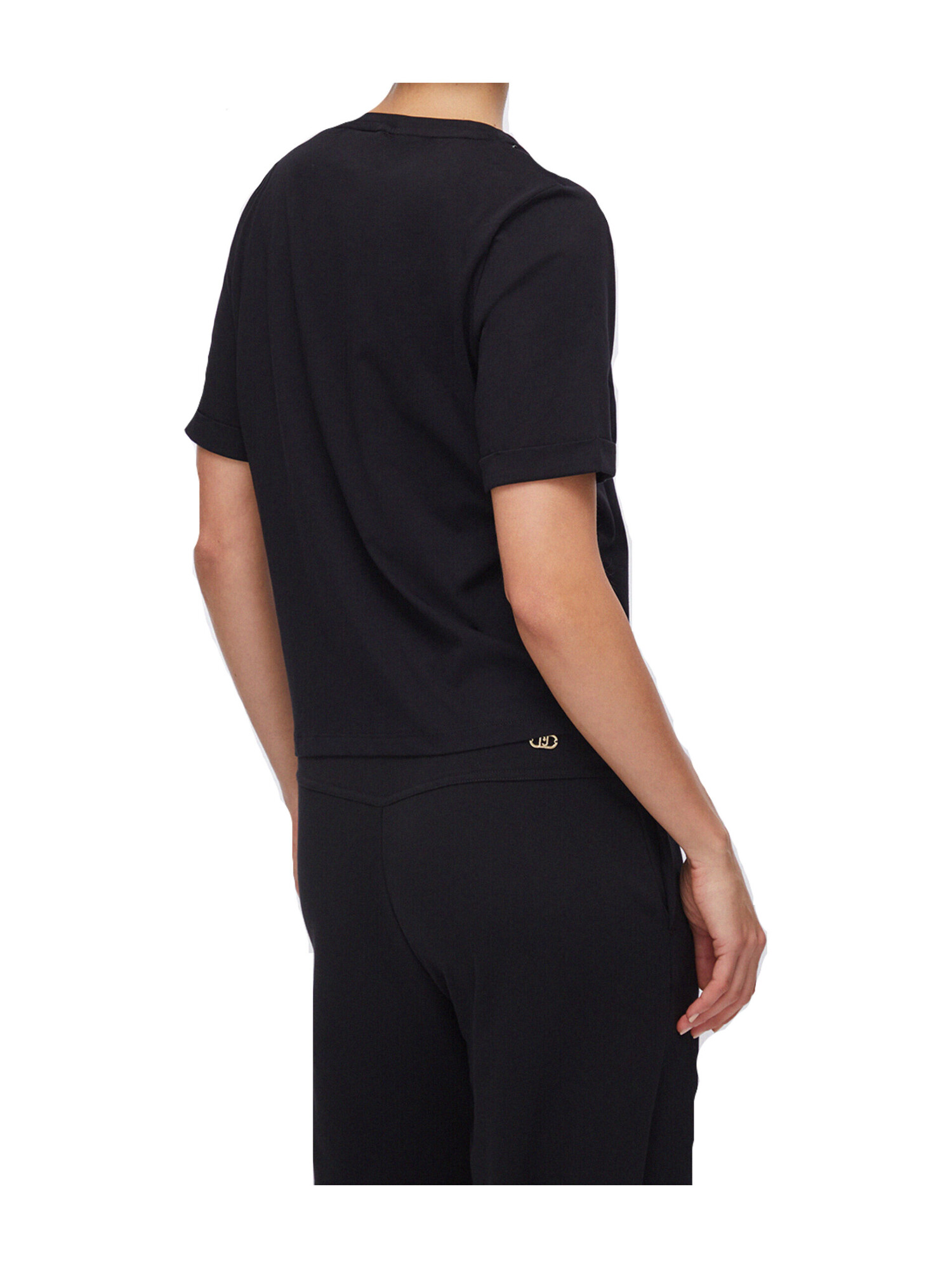 t-shirt-a-maniche-corte-liu-jo-da-donna-nera-db539e