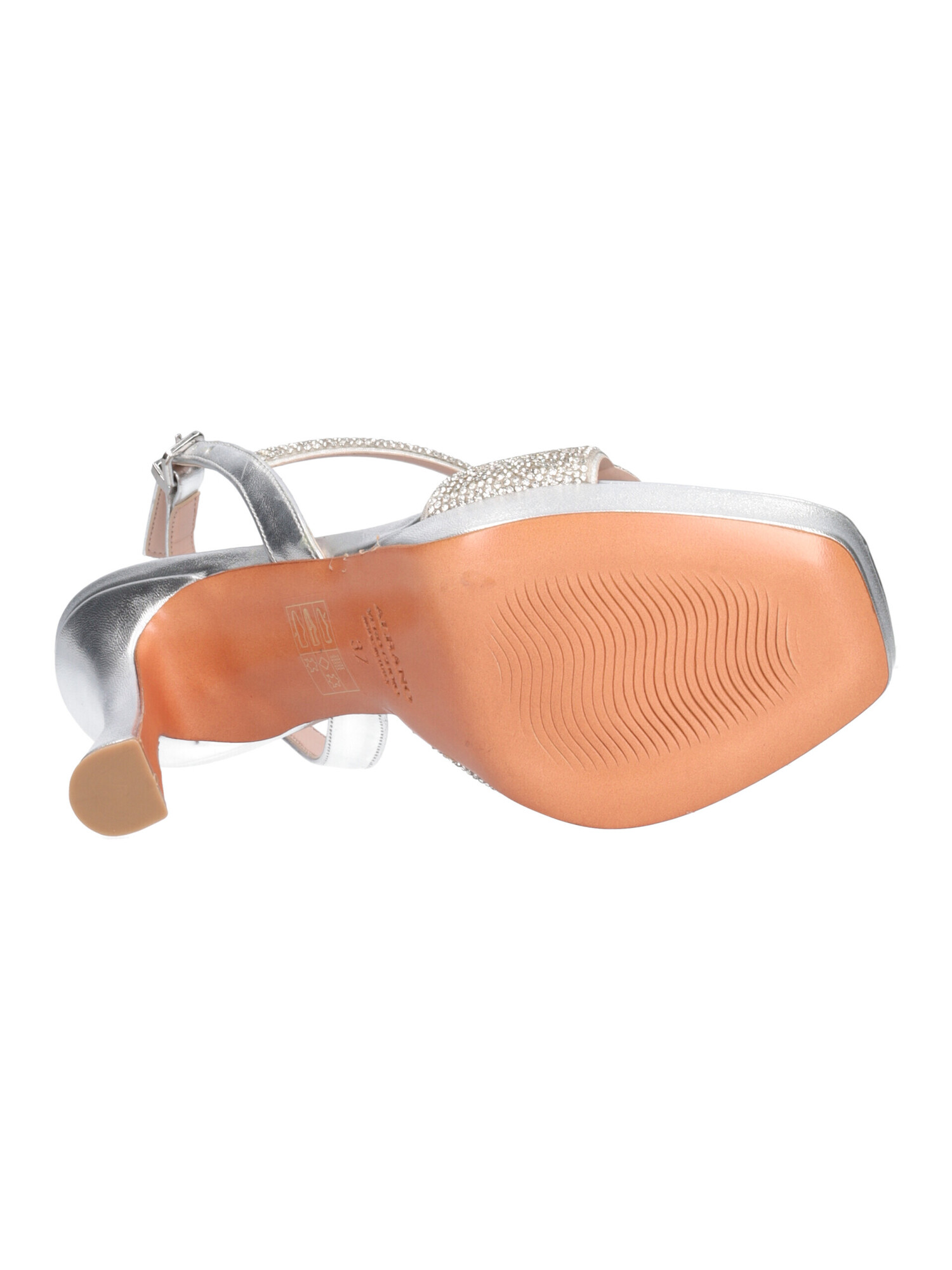 sandalo-con-tacco-fino-albano-da-donna-argento