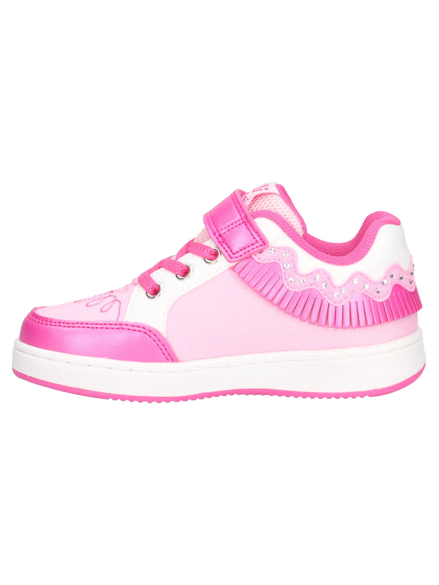 sneaker-lelli-kelly-frangetta-mix-da-bambina-rosa-e-fucsia