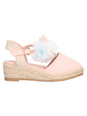 sandalo con zeppa melania da bambina rosa