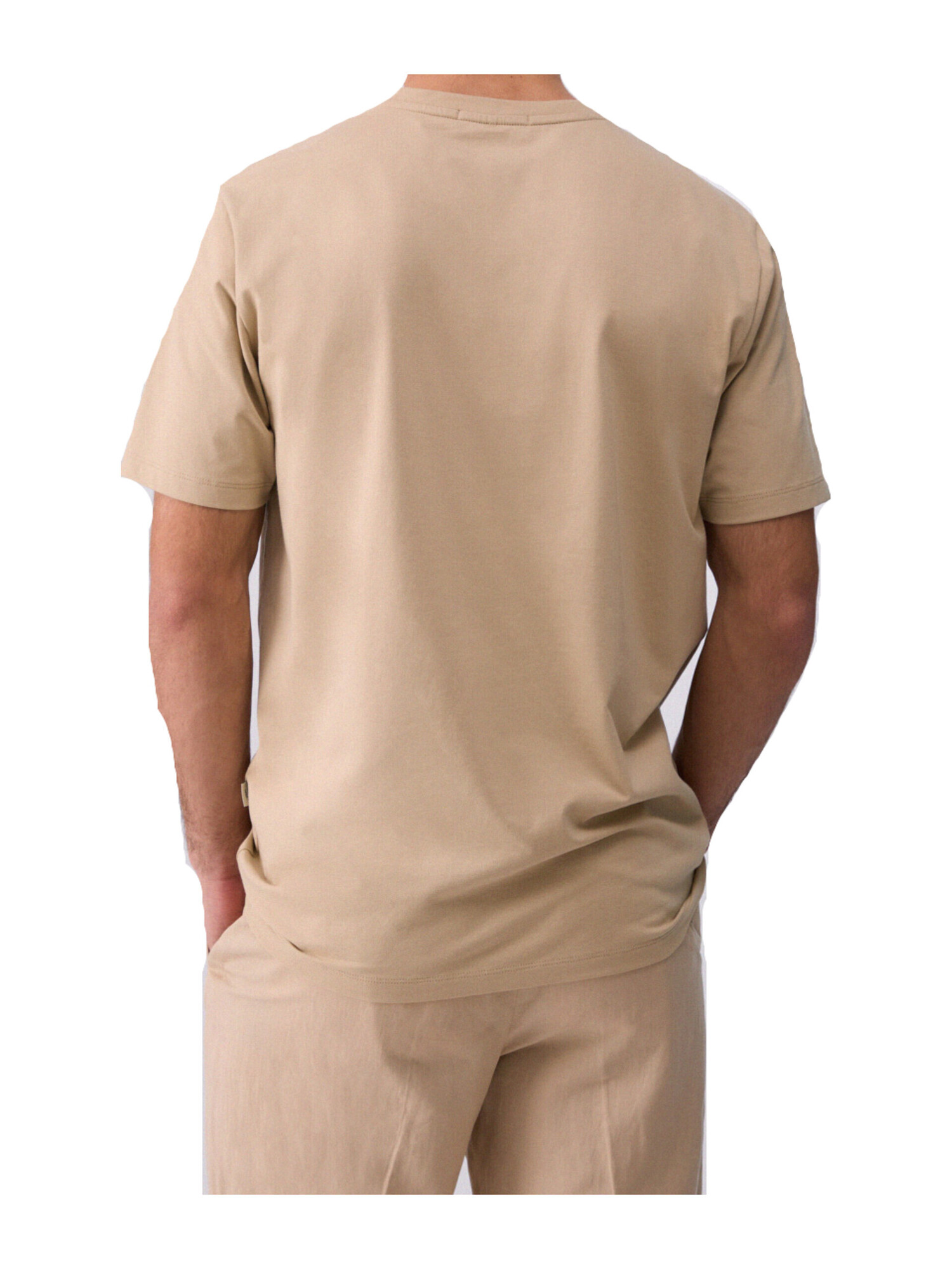 t-shirt-a-maniche-corte-liu-jo-da-uomo-beige