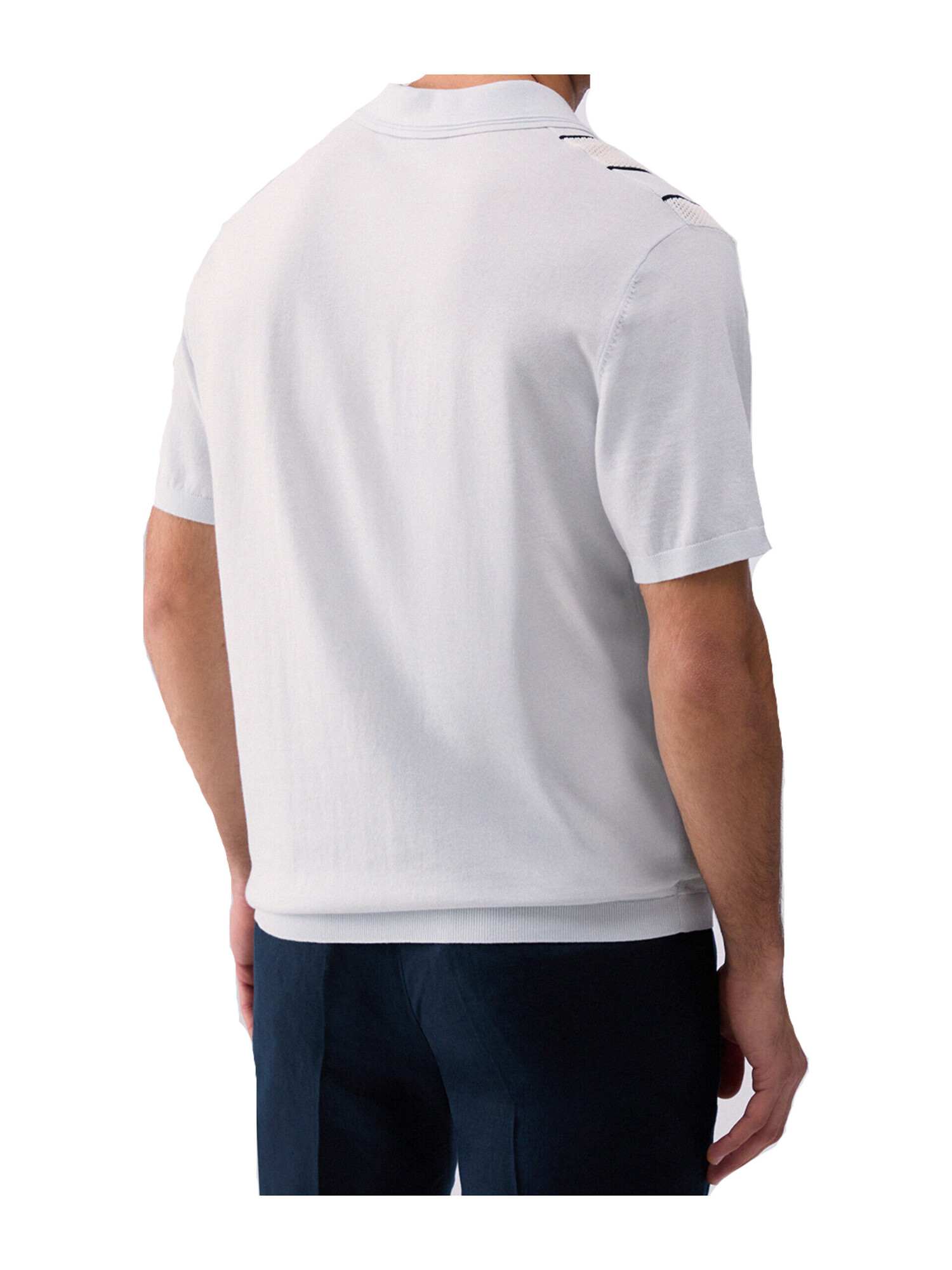 polo-in-maglia-a-maniche-corte-liu-jo-da-uomo-bianca-e-celeste-chiaro