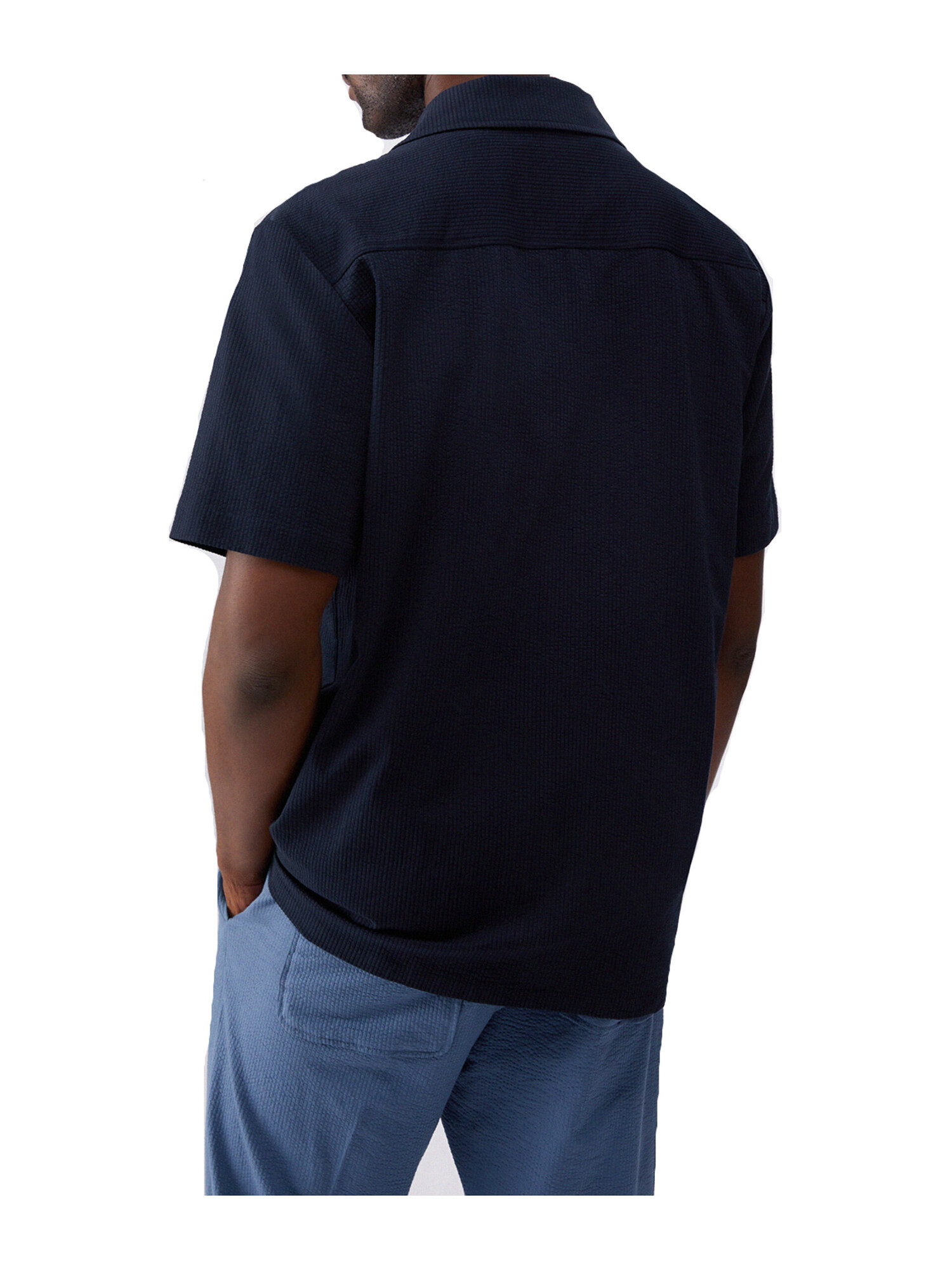 camicia-a-maniche-corte-liu-jo-da-uomo-blu