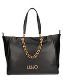 borsa shopping liu jo da donna nera