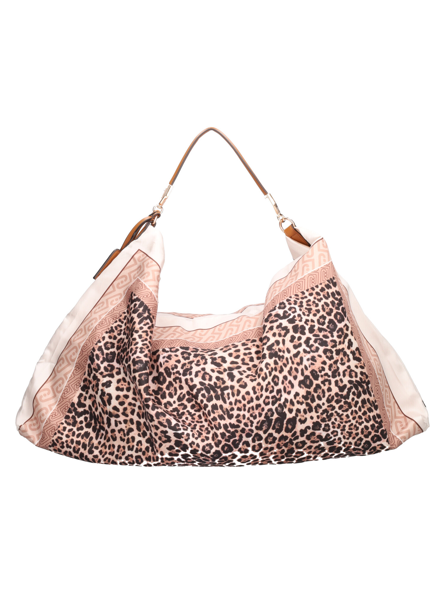 borsa-shopping-foulard-liu-jo-da-donna-beige-a-fantasia