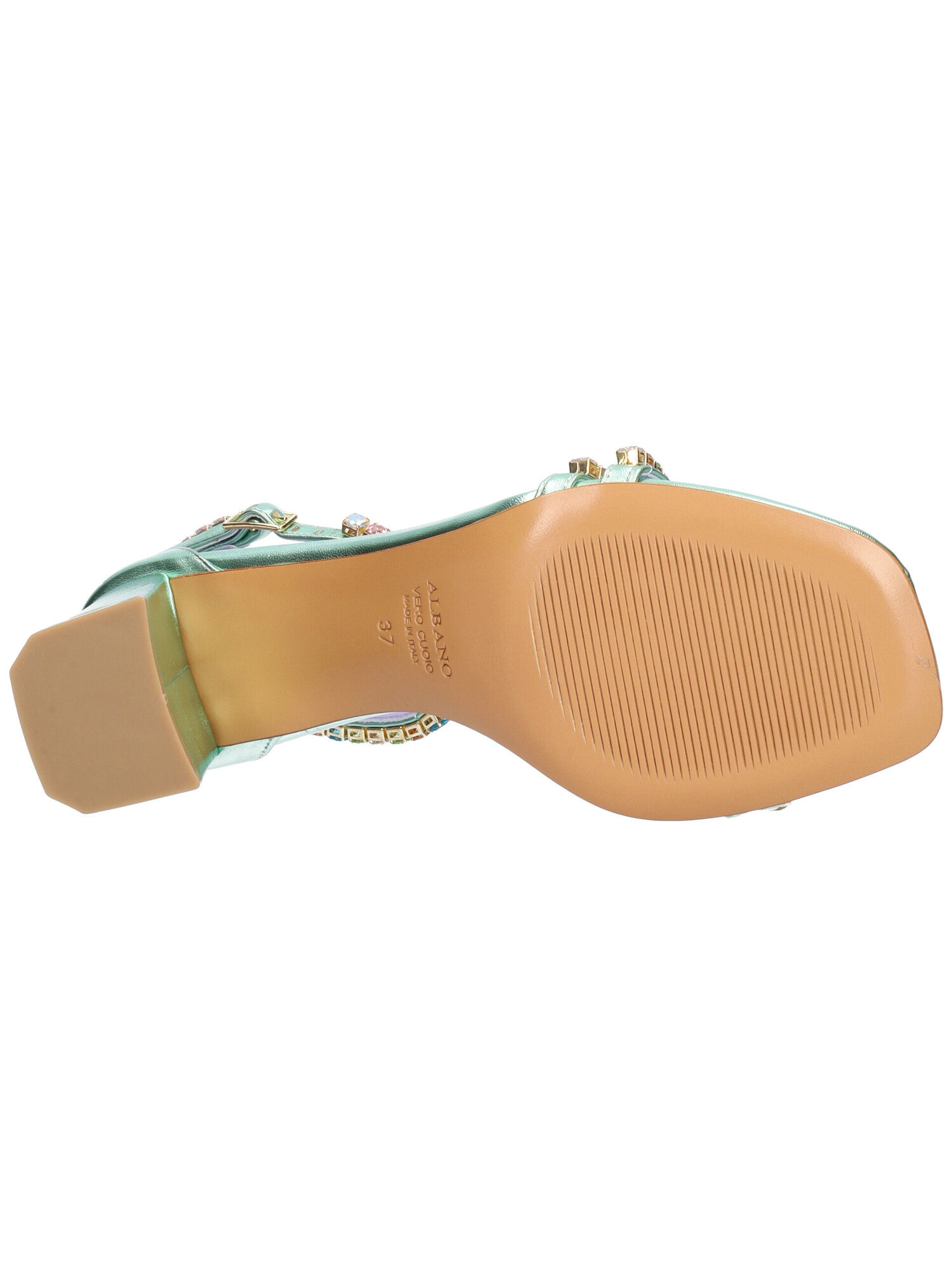 sandalo-tacco-largo-albano-da-donna-verde-acqua