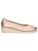 mocassino con zeppa bassa valleverde da donna bronzo