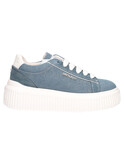 sneaker platform janet&janet da donna blu denim