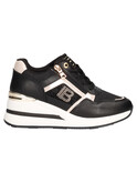 scarpa casual con zeppa laura biagiotti da donna nera