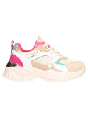 sneaker platform laura biagiotti da donna beige