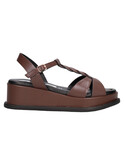 sandalo con zeppa 4us by paciotti da donna marrone
