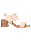 sandalo con tacco largo daphne da donna beige