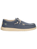 scarpa slip on hey dude wally braided da uomo blu