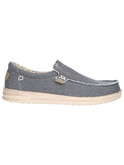 scarpa slip on hey dude mikka braided da uomo blu