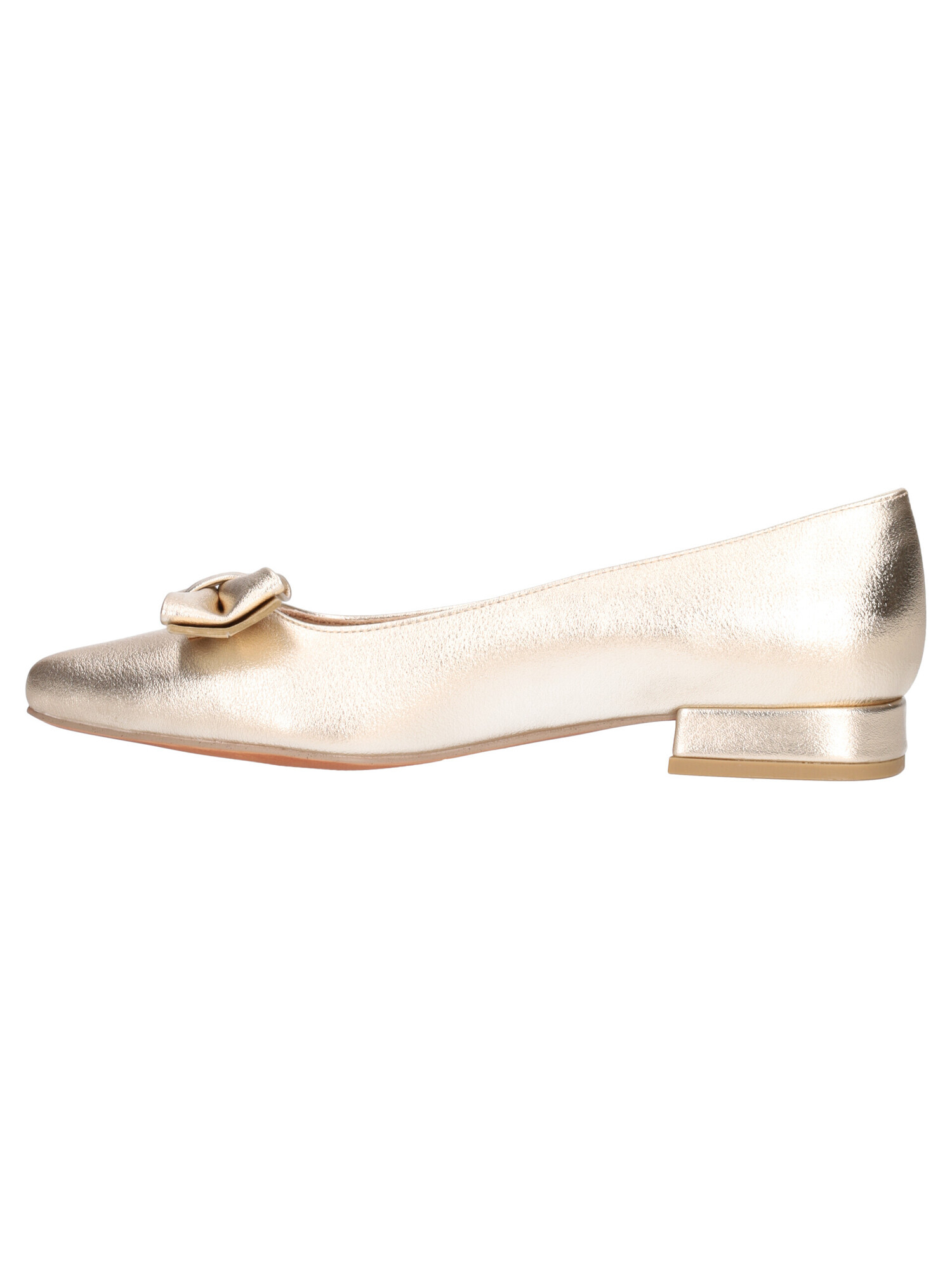 ballerina-con-tacco-basso-marco-tozzi-vegan-da-donna-oro