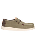 scarpa slip on hey dude wally braided da uomo verde