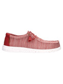 scarpa slip on hey dude wally stretch da uomo rossa