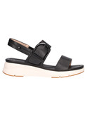 sandalo con zeppa bassa keys da donna nero