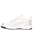sneaker-puma-rebound-da-donna-argento-e-bianca
